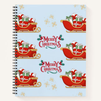 Schönes Weihnachtsdesign Notizbuch