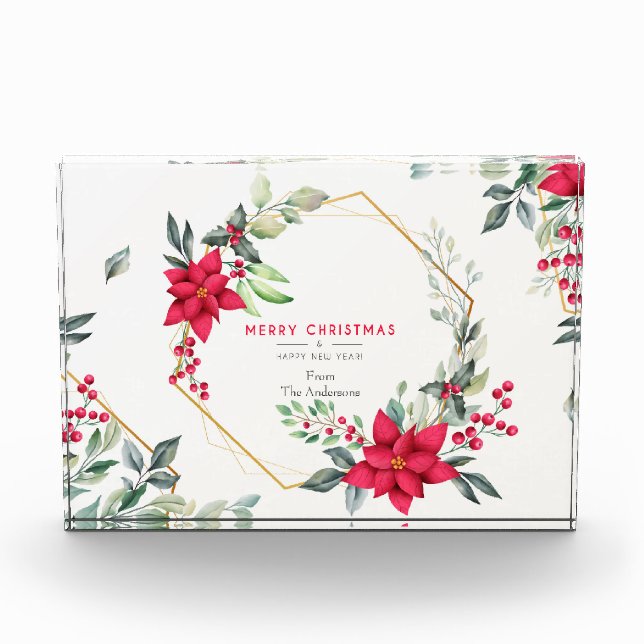 Schönes Weihnachtsgebäck Foto Block (Vorderseite)