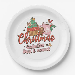 Schönes Weihnachtsgeschenk Pappteller