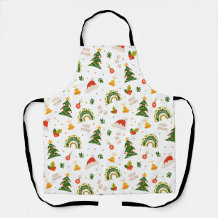 Schönes Weihnachtsmuster Schürze