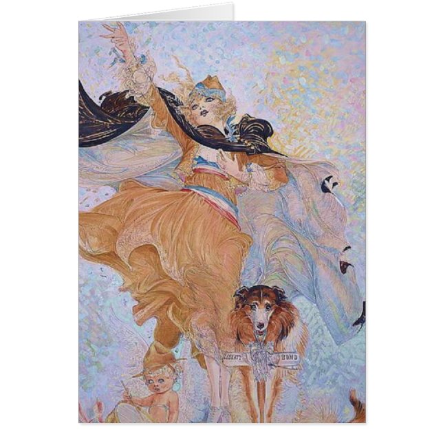 Schönes WWI Nell Brinkley Mädchen (Vorne)