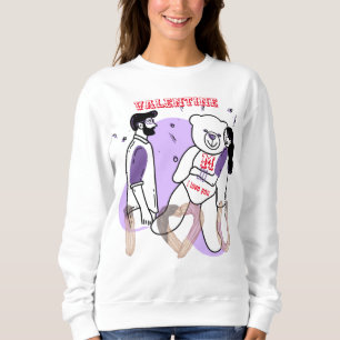 Schönes Zazzer-T - Shirt-Design für Valentine's Da Sweatshirt