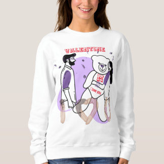 Schönes Zazzer-T - Shirt-Design für Valentine's Da Sweatshirt