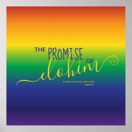 Schönes Zitat aus der Rainbow-Bibel Poster