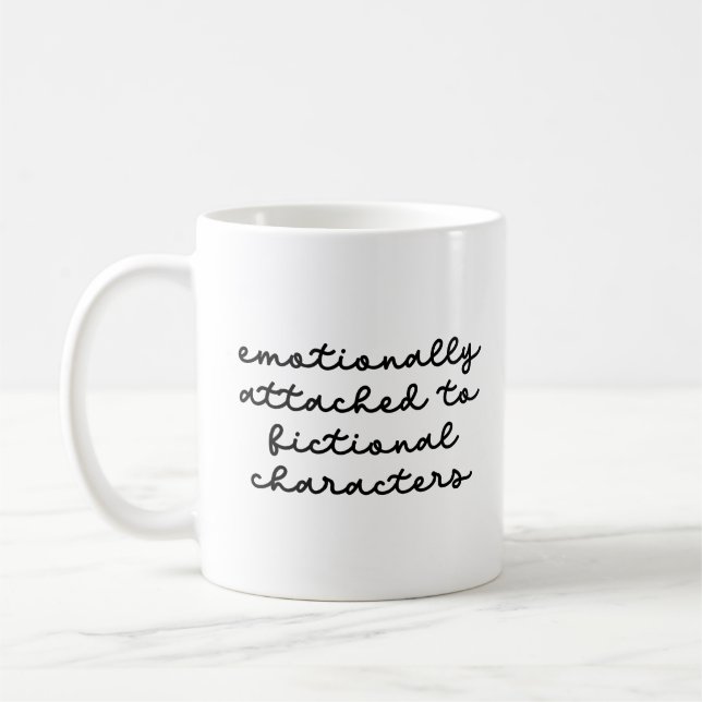 Schönes Zitat für Buchliebhaber Moderne Schrift Kaffeetasse (Links)