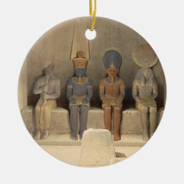 Schongebiet des Tempels von Abu Simbel, von Keramik Ornament (Vorne)