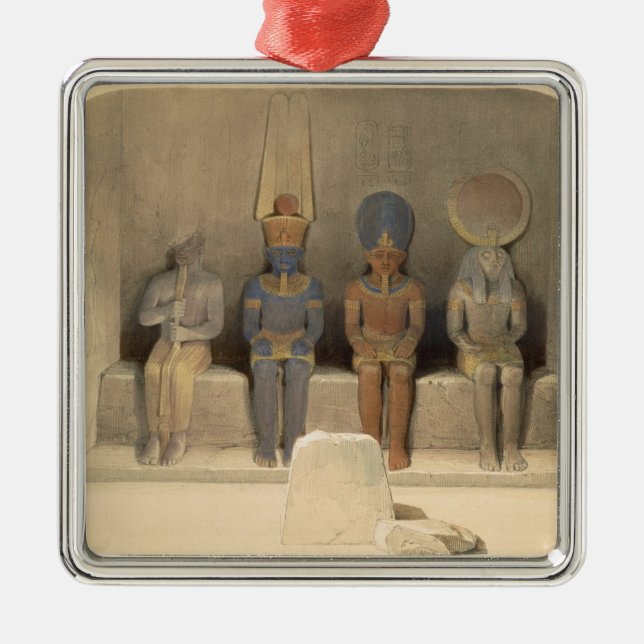Schongebiet des Tempels von Abu Simbel, von Silbernes Ornament (Vorne)
