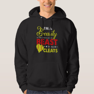 Schönheit auf der Straße, die in meinen Säuberungs Hoodie