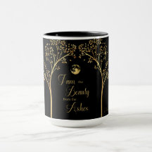 Schönheit aus der Ashes-Tasse