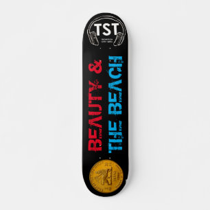 SCHÖNHEIT & DAS BEACH-Skateboard, 7¾ Zoll Deck Skateboard