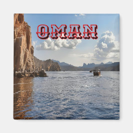 Schönheit der Küste von Oman Magnet