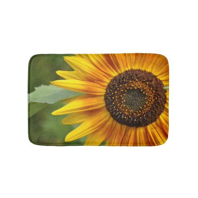 Schönheit der Sonnenblumen Badematte (Vorderseite)