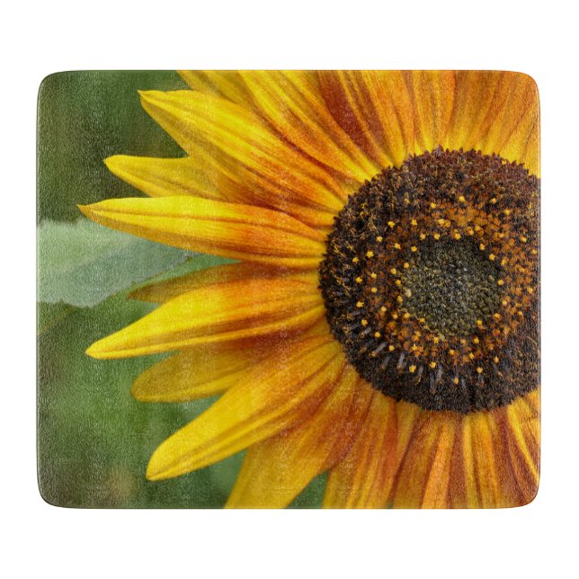 Schönheit der Sonnenblumen Schneidebrett (Vorderseite)
