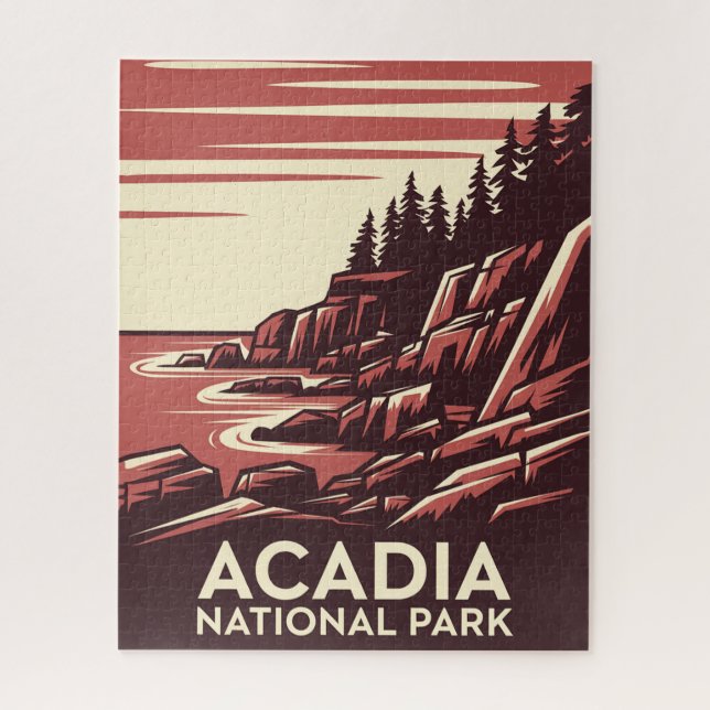 Schönheit des Acadia Nationalparks (Vertikal)