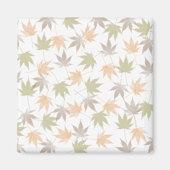 Schönheit des Herbstblattes Magnet (Vorne)