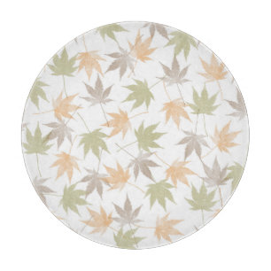 Schönheit des Herbstblattes Schneidebrett