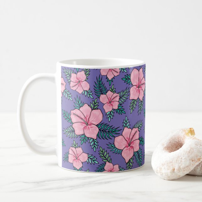 Schönheit des Hibiskus Kaffeetasse (Mit Donut)