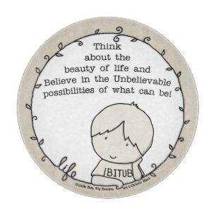 Schönheit des Lebens Schneidebrett