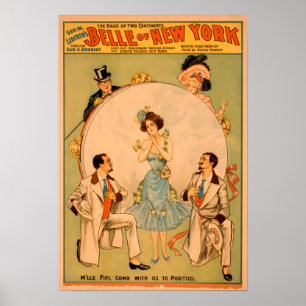 "Schönheit des musikalisches Theater-Plakats New Poster