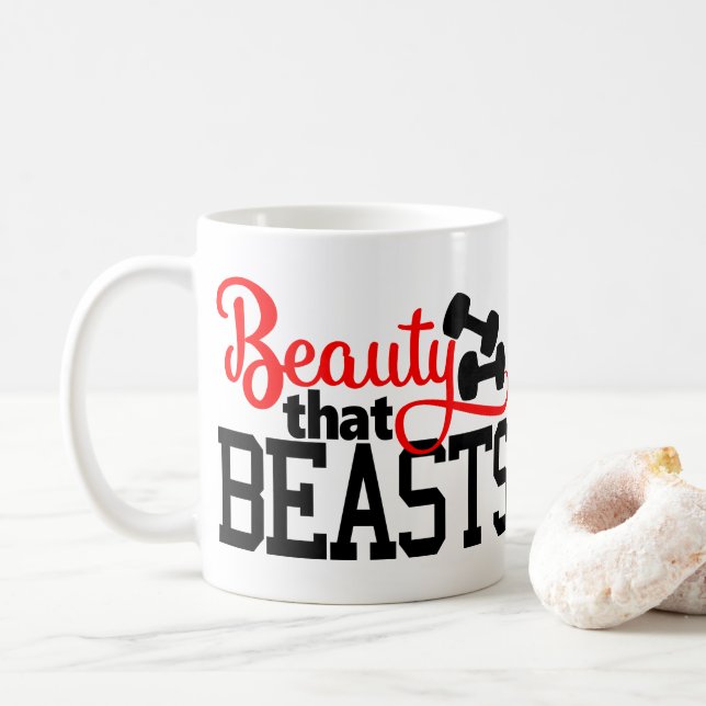 Schönheit die Tiere Kaffeetasse (Mit Donut)