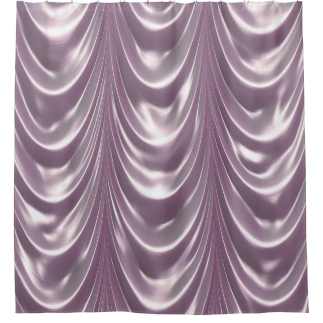Schönheit drapieren Lavendel-Rue-elegantes Muster Duschvorhang (Vorderseite)