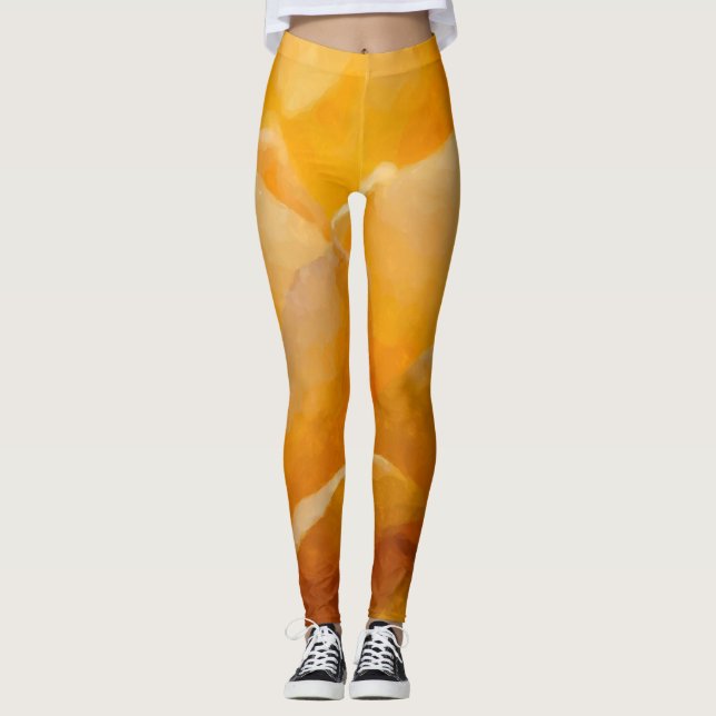Schönheit einer farbenfrohen Rose Leggings (Vorderseite)
