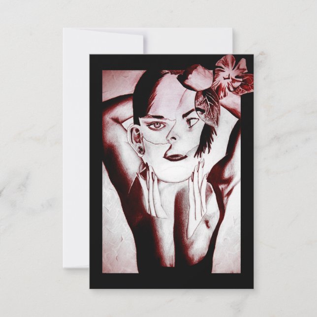 Schönheit Einladung (Vorderseite)