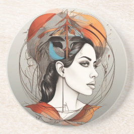 Schönheit Getränkeuntersetzer