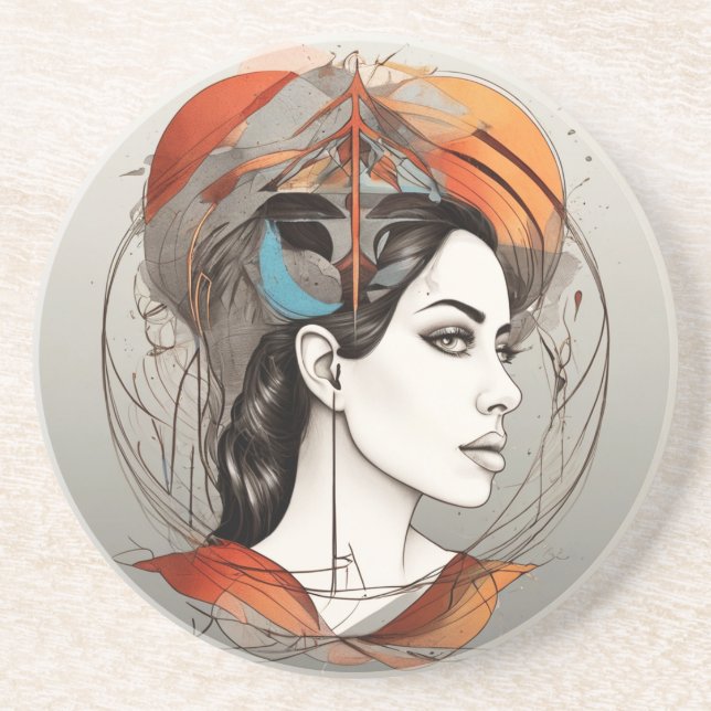 Schönheit Getränkeuntersetzer (Vorne)