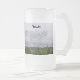 Schönheit hinter den Wolken Mattierte Glass-Bier-T Mattglas Bierglas
