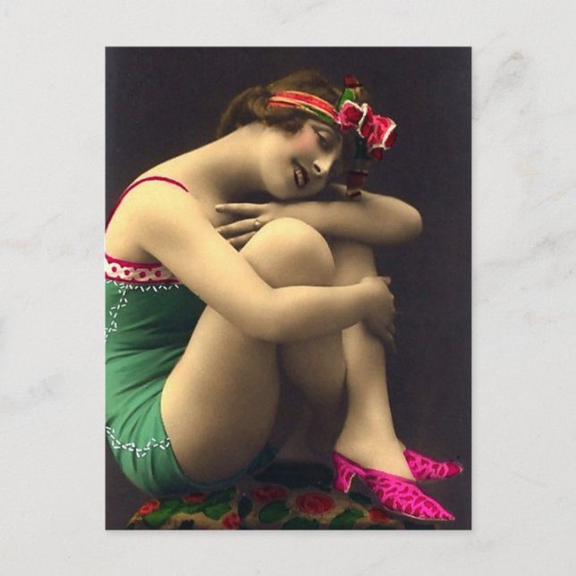 Schönheit im Grünen Postkarte (Vorderseite)