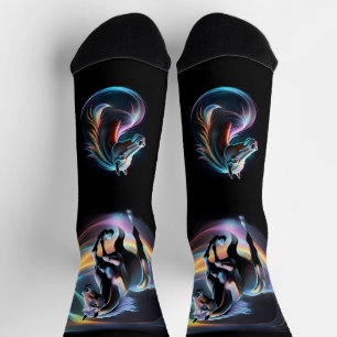 Schönheit im Nebel - PferdeCrew Socken