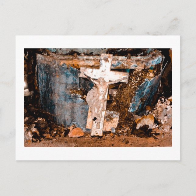 Schönheit im Niedergang Postkarte (Vorderseite)