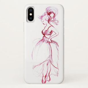 SCHÖNHEIT IM ROSA KLEID iPhone X HÜLLE