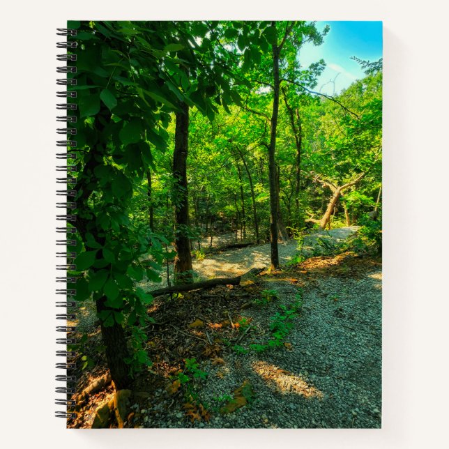 Schönheit im Woods Uni-Ruled-Notebook Notizbuch (Vorderseite)
