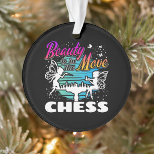 Schönheit in Bewegung - Schachspieler für Mädchen Ornament