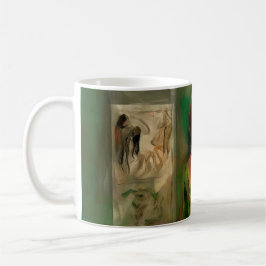 Schönheit in Grün Kaffeetasse