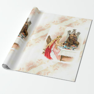 Schönheit in Rosa und Die Bestie Geschenkpapier