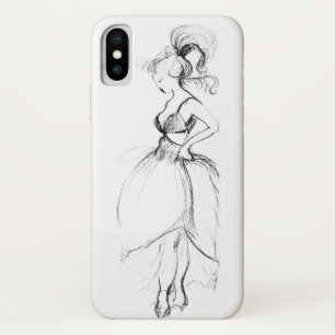 SCHÖNHEIT IN WEISSEM KLEIN iPhone X HÜLLE