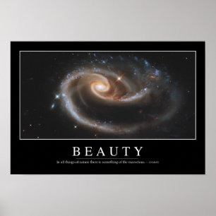 Schönheit: Inspirierend Zitat 3 Poster