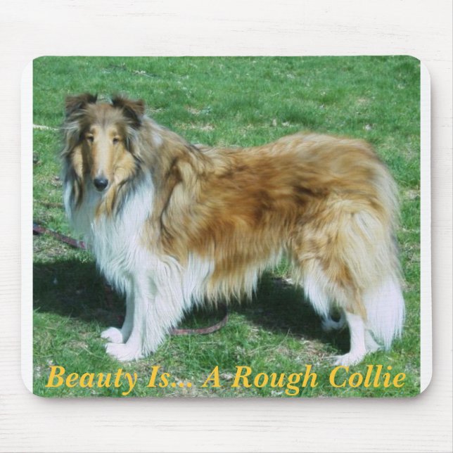 Schönheit ist... A Rough Collie Mousepad (Vorne)