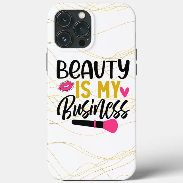 Schönheit ist mein Geschäft Case-Mate iPhone Hülle (Rückseite)