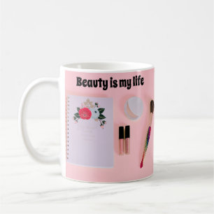Schönheit ist mein Leben Kaffeetasse