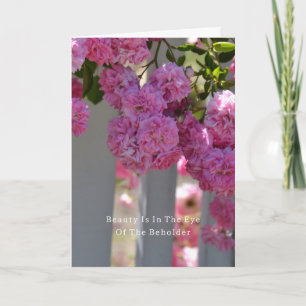 Schönheit ist Rosen Zaun (Fotografie von mir) Karte