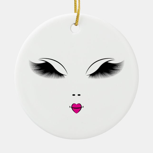 Schönheit Keramik Ornament (Vorne)