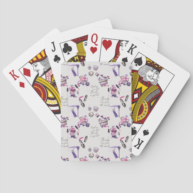 Schönheit kommt vom inneren Muster Spielkarten (Rückseite)