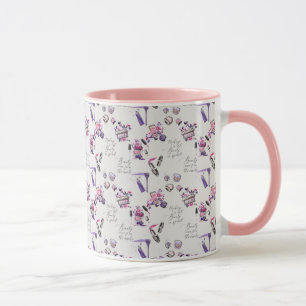 Schönheit kommt vom inneren Muster Tasse