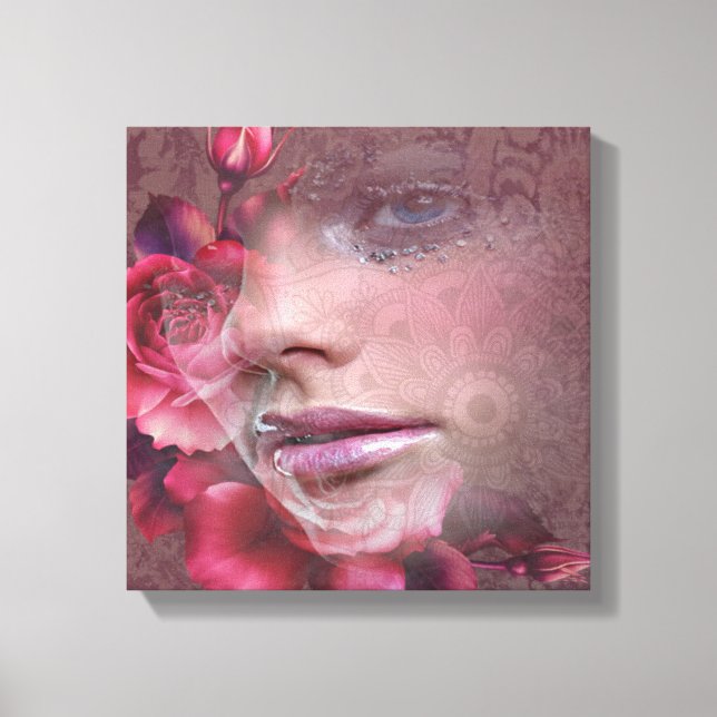 Schönheit Leinwanddruck (Vorderseite)