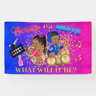 Schönheit oder Beats Blue Hot Pink Gold Gender Rev Banner
