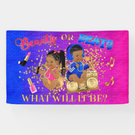 Schönheit oder Beats Blue Hot Pink Gold Gender Rev Banner